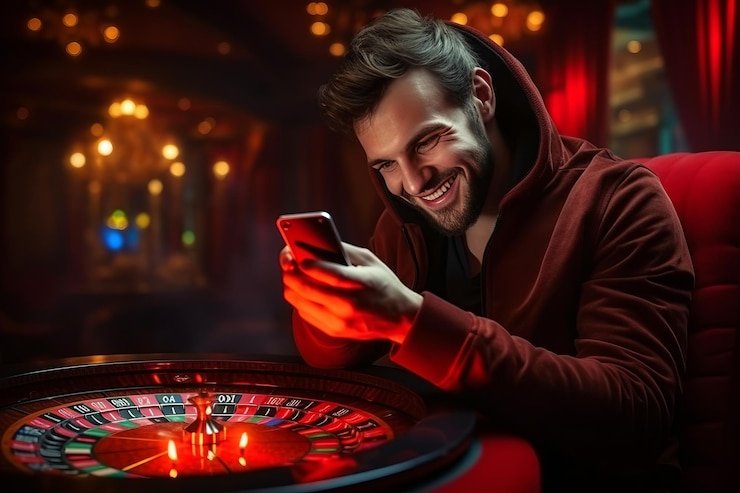 Antarmuka permainan Ikan Jackpot di platform masterspin88 dengan ikan-ikan berwarna dan sistem penembakan